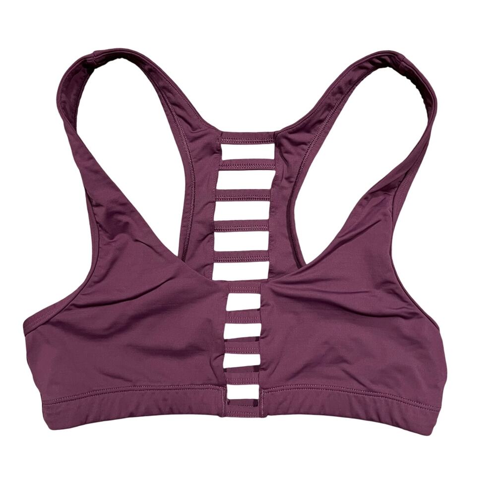 PINK Victoria's Secret Purple Ultimate Ladder Racerback Sports Bra Women Medium